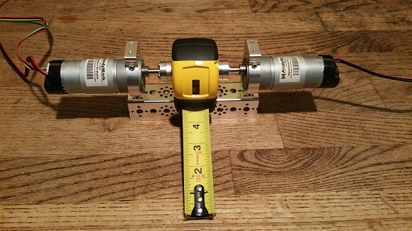 Motorized tape clearance measure